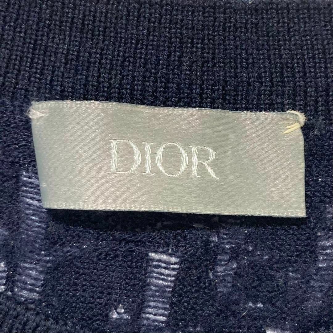 DIOR HOMME - 【美品】 DIOR Homme ニット 半袖 トロッター 総柄 DIOR HOMME - 【美品】 DIOR Homme ニット 半袖 トロッター 総柄