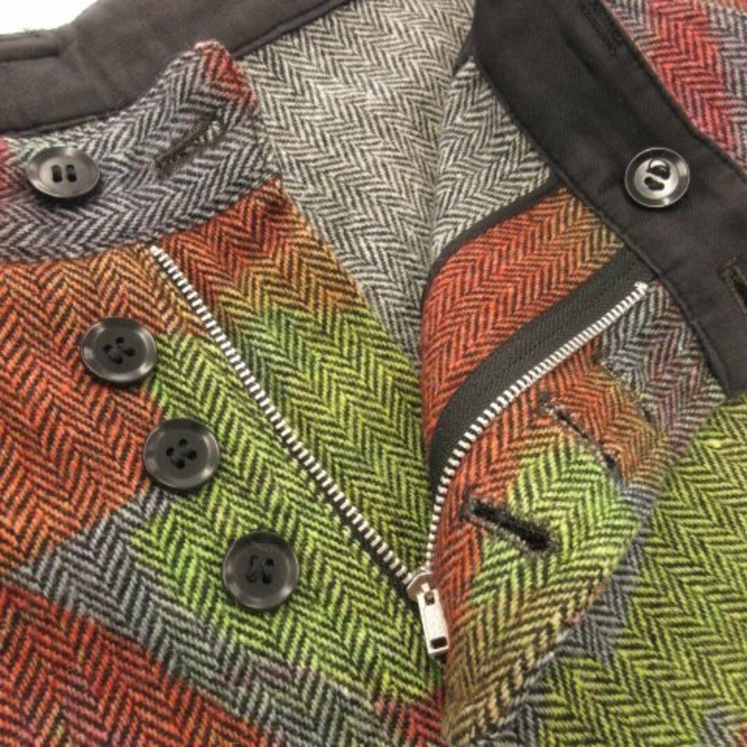 Y's - Y's Yohji Yamamoto ツイードパンツ 2 M マルチカラーの Y's - Y's Yohji Yamamoto ツイードパンツ 2 M マルチカラーの