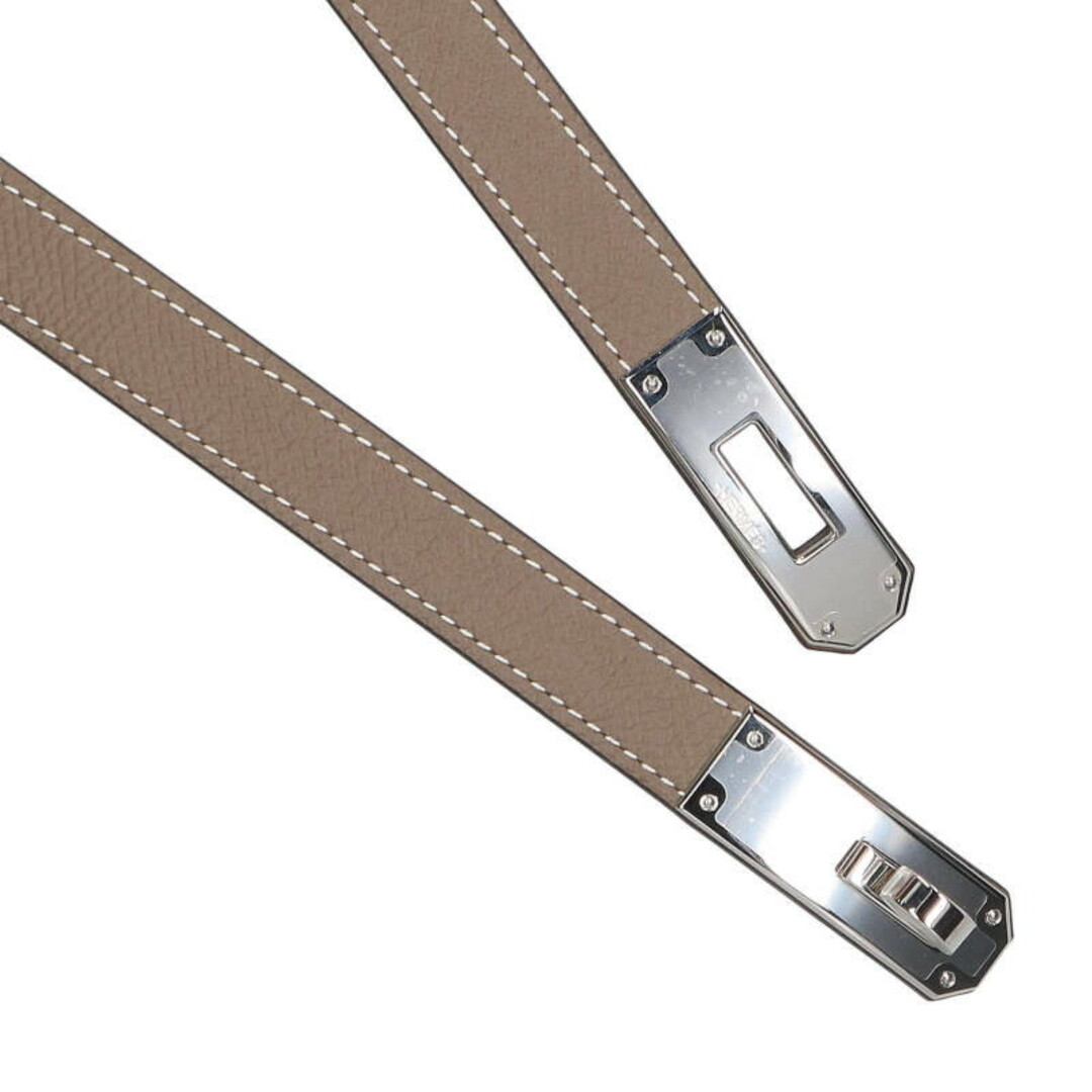 HERMES - エルメス ケリーベルト U刻印 SV金具エトゥープベルト HERMES - エルメス ケリーベルト U刻印 SV金具エトゥープベルト