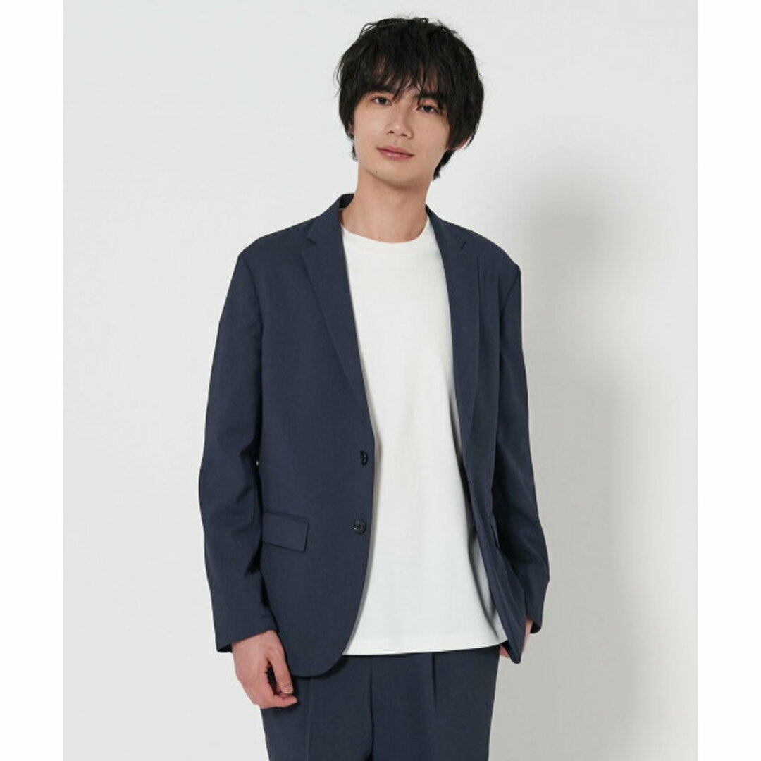 【NAVY】ドビー ツイルジャケット-セットアップ対応-