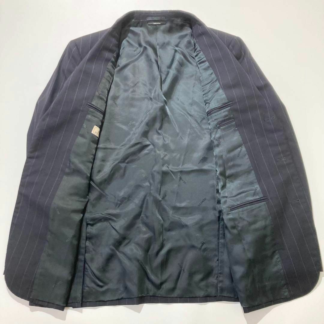 HERMES - 【美品】HERMES スーツ セットアップ ネイビー HERMES - 【美品】HERMES スーツ セットアップ ネイビー