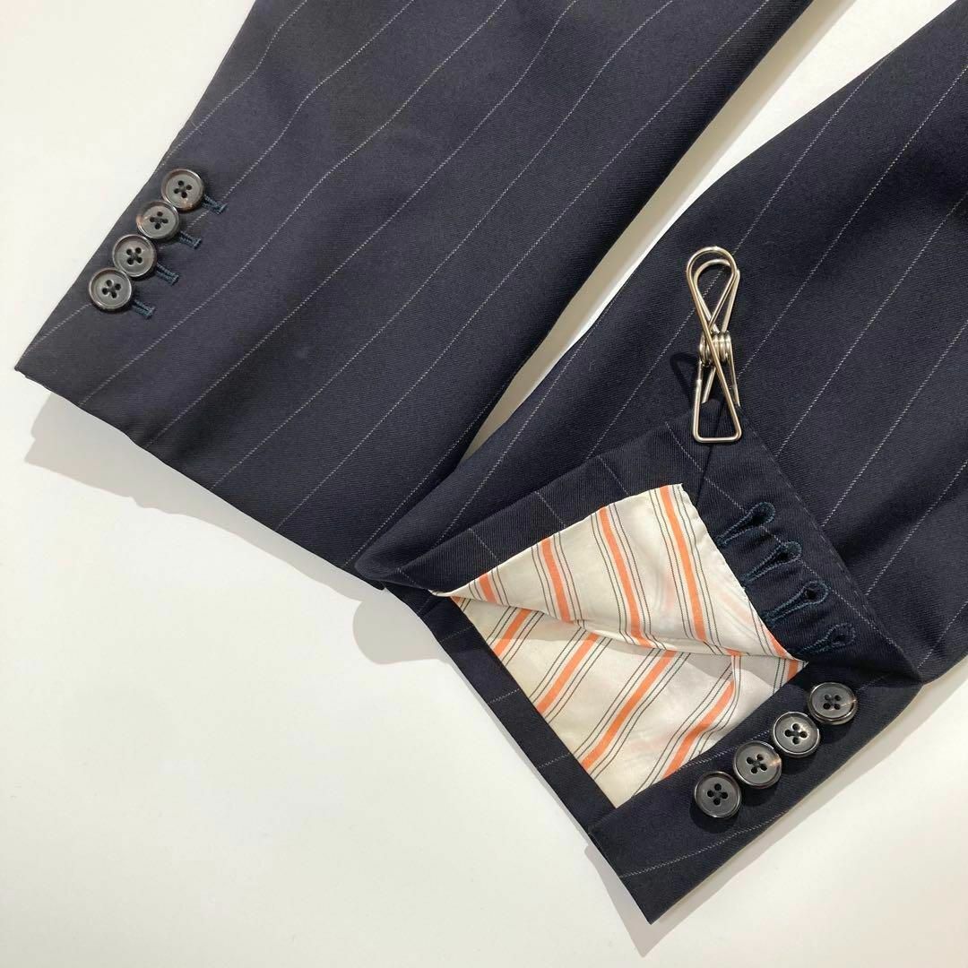 HERMES - 【美品】HERMES スーツ セットアップ ネイビー HERMES - 【美品】HERMES スーツ セットアップ ネイビー