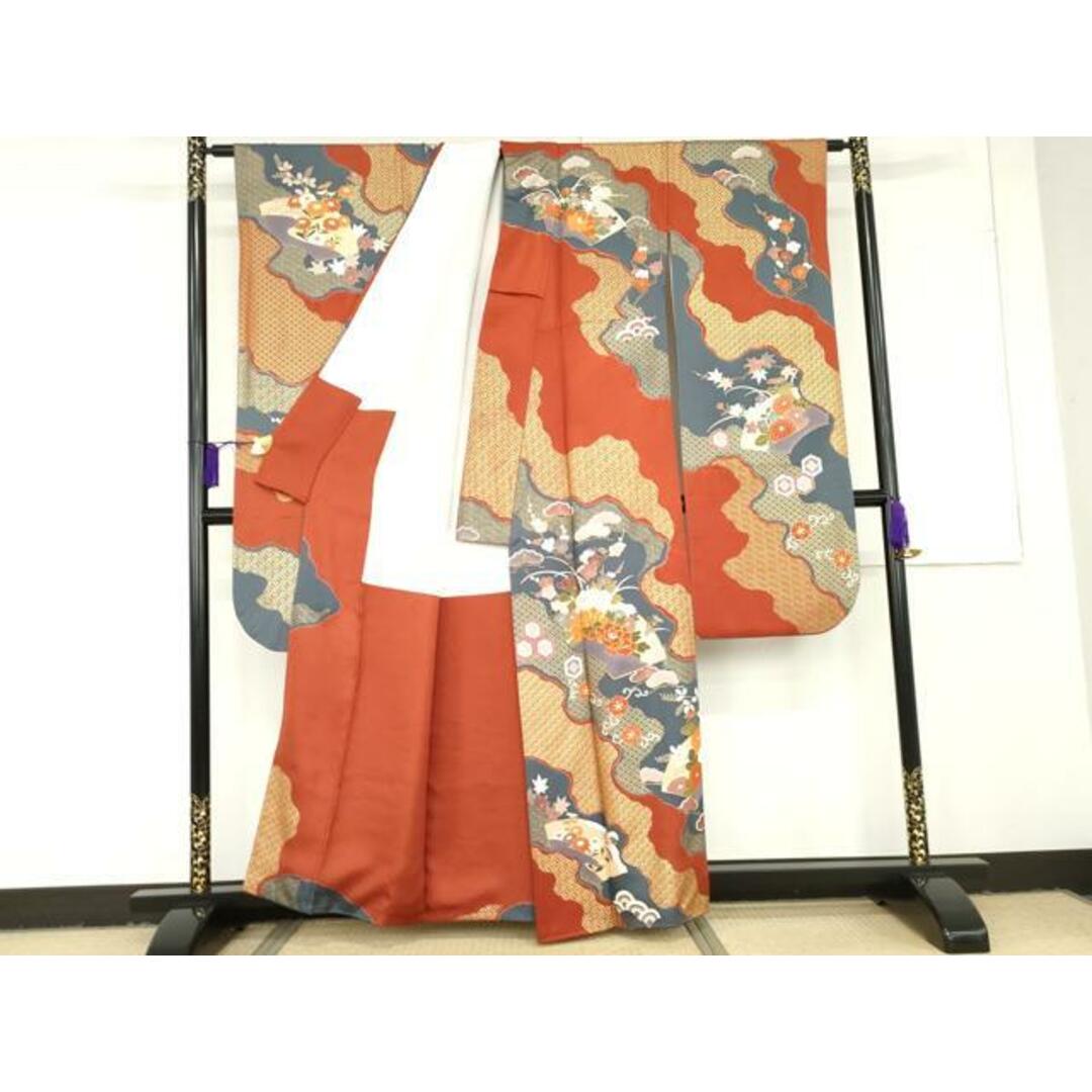 特選豪華*袋帯*煌びやか天井絵図□花唐草◇クリーム色◇正絹 特選豪華*袋帯*煌びやか天井絵図□花唐草◇クリーム色◇正絹