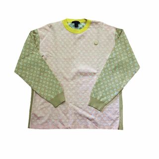 LOUIS VUITTON - LOUIS VUITTON エンボスモノグラム ニット 半袖 LOUIS VUITTON - LOUIS VUITTON エンボスモノグラム ニット 半袖