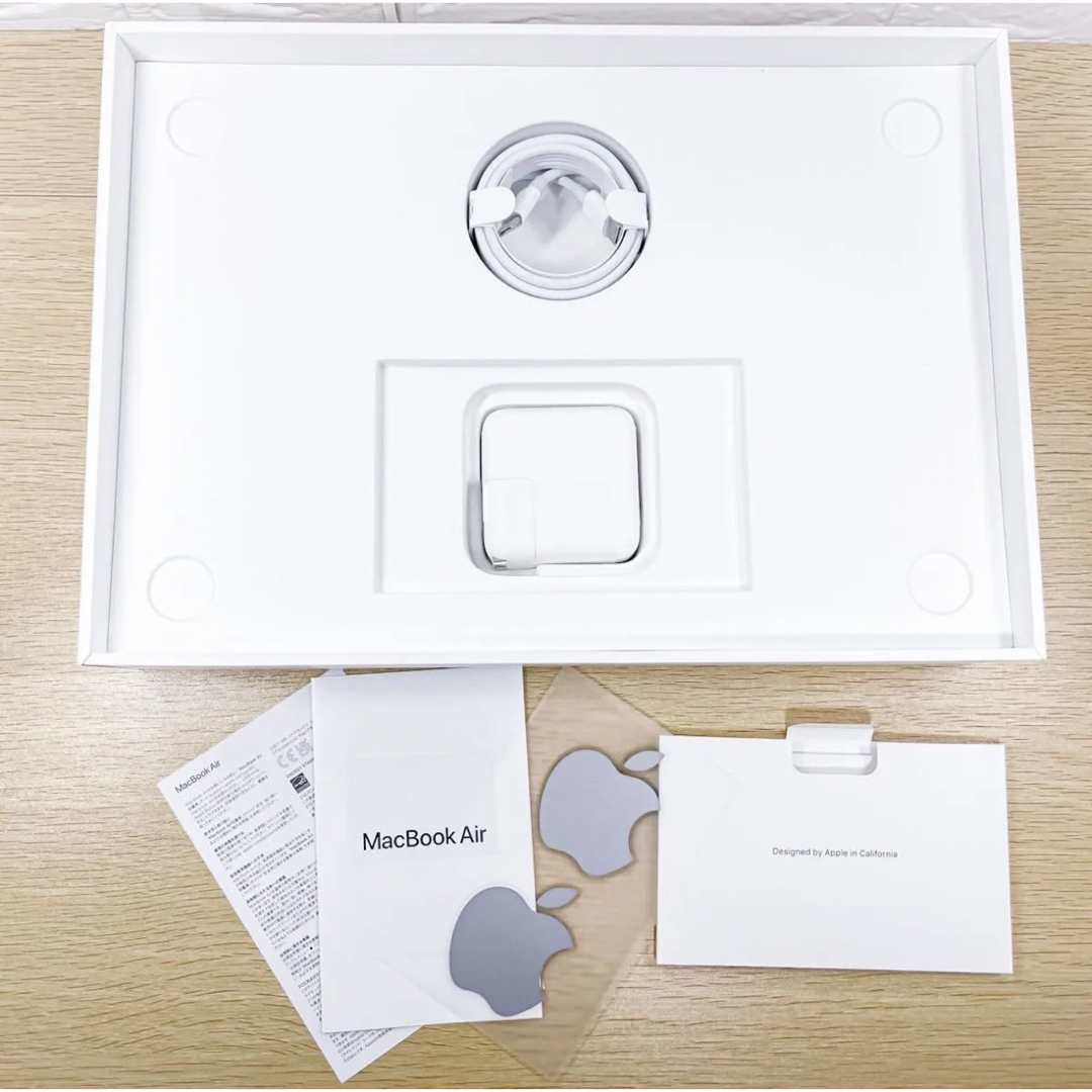 Mac (Apple) - Macbook Air M1 SSD256GB 16GB 充放電回数19回の