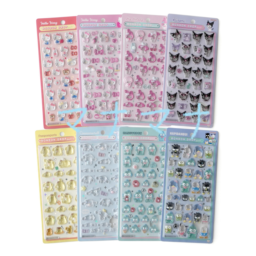 サンリオ - サンリオ◇全8種◇ボンボンドロップシール◇新品未 サンリオ - サンリオ◇全8種◇ボンボンドロップシール◇新品未