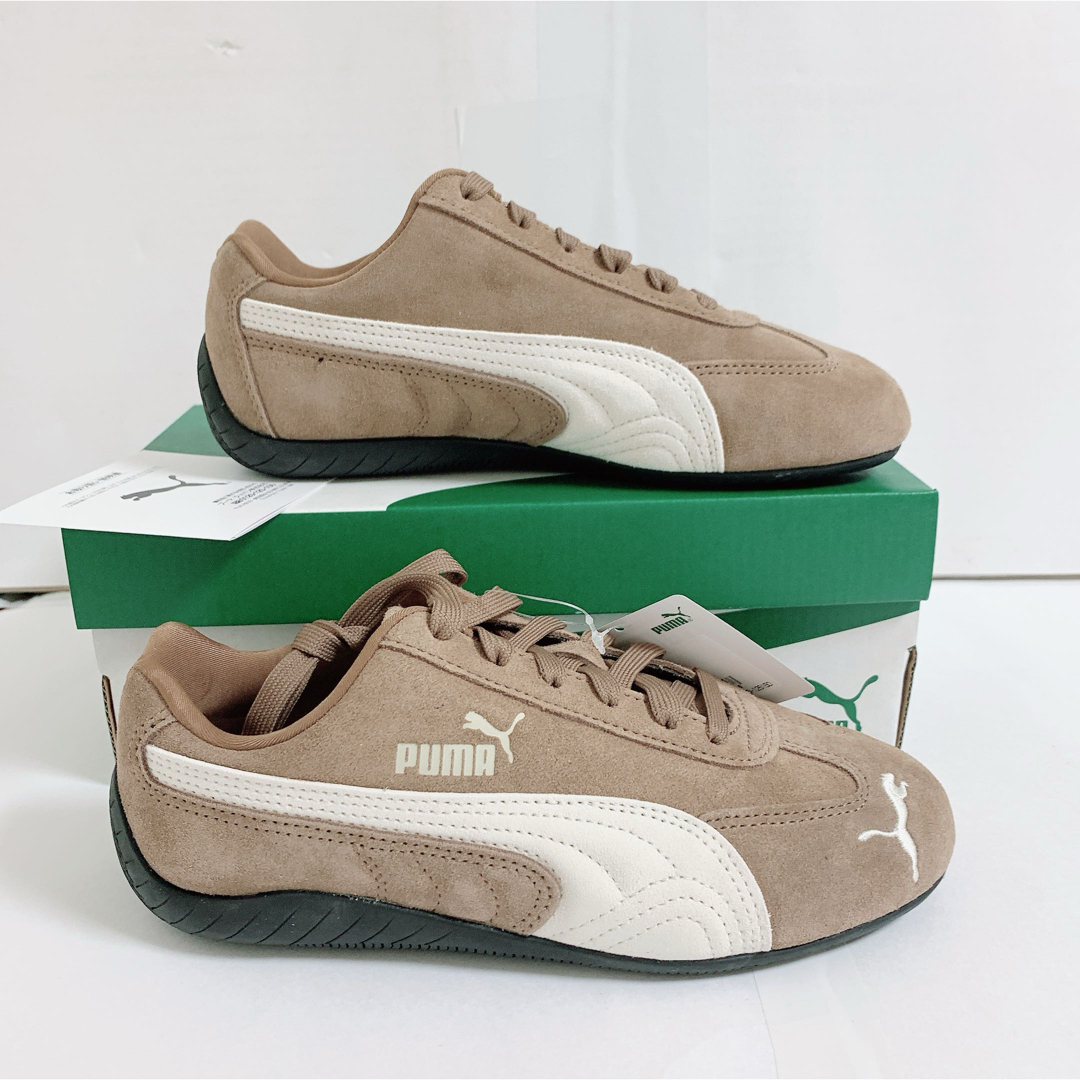 PUMA - 23.5cm Puma Speedcat OG スピードキャット ブラウンの PUMA - 23.5cm Puma Speedcat OG スピードキャット ブラウンの