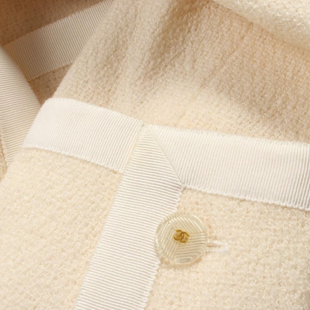 CHANEL - シャネル ココマークボタン ノーカラージャケットの CHANEL - シャネル ココマークボタン ノーカラージャケットの