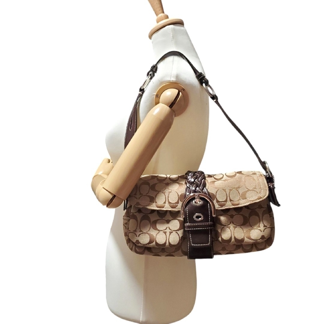 COACH - COACH ソーホー ワンショルダー シグネチャー COACH - COACH ソーホー ワンショルダー シグネチャー