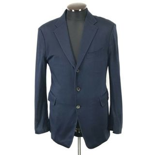 日本製★8010 GEKKO/ゲッコー/月光★秋冬テーラードジャケット/紺ブレザー【48/メンズM/navy】ダブルベンツ/Jacket/Jumper/Made in Japan◆mBH733-a#20t(その他)