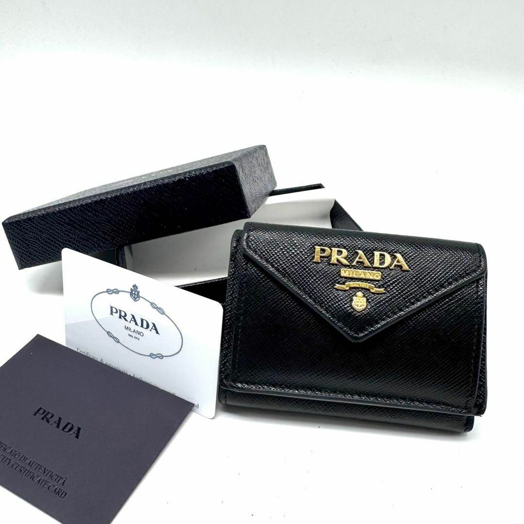 PRADA - 【ほぼ未使用・付属品完備✨】プラダ サフィアーノ PRADA - 【ほぼ未使用・付属品完備✨】プラダ サフィアーノ