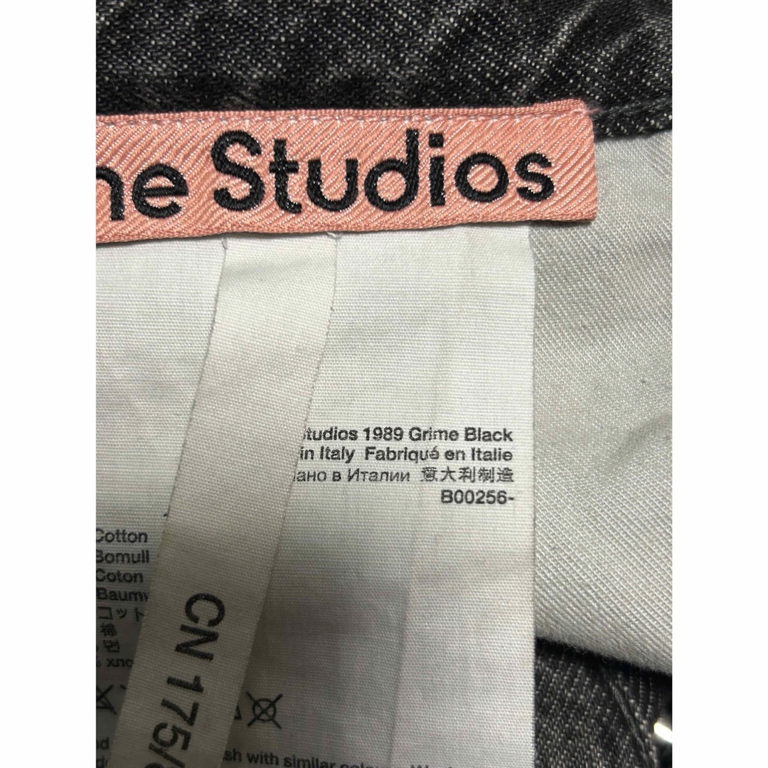 Acne Studios - acne studios 1989 jeans grime black 深水光太 Acne Studios - acne studios 1989 jeans grime black 深水光太