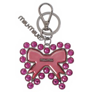 MIU MIU - miumiu ミュウミュウ リボンモチーフ クリスタル MIU MIU - miumiu ミュウミュウ リボンモチーフ クリスタル