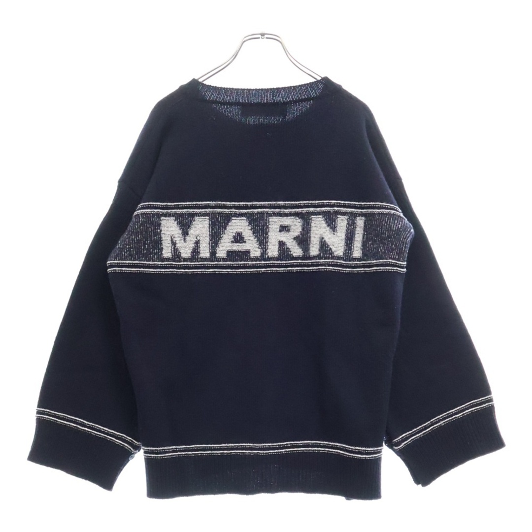 MARNI - MARNI マルニ LOGO VIRGIN WOOL CARDIGAN バックロゴ MARNI - MARNI マルニ LOGO VIRGIN WOOL CARDIGAN バックロゴ