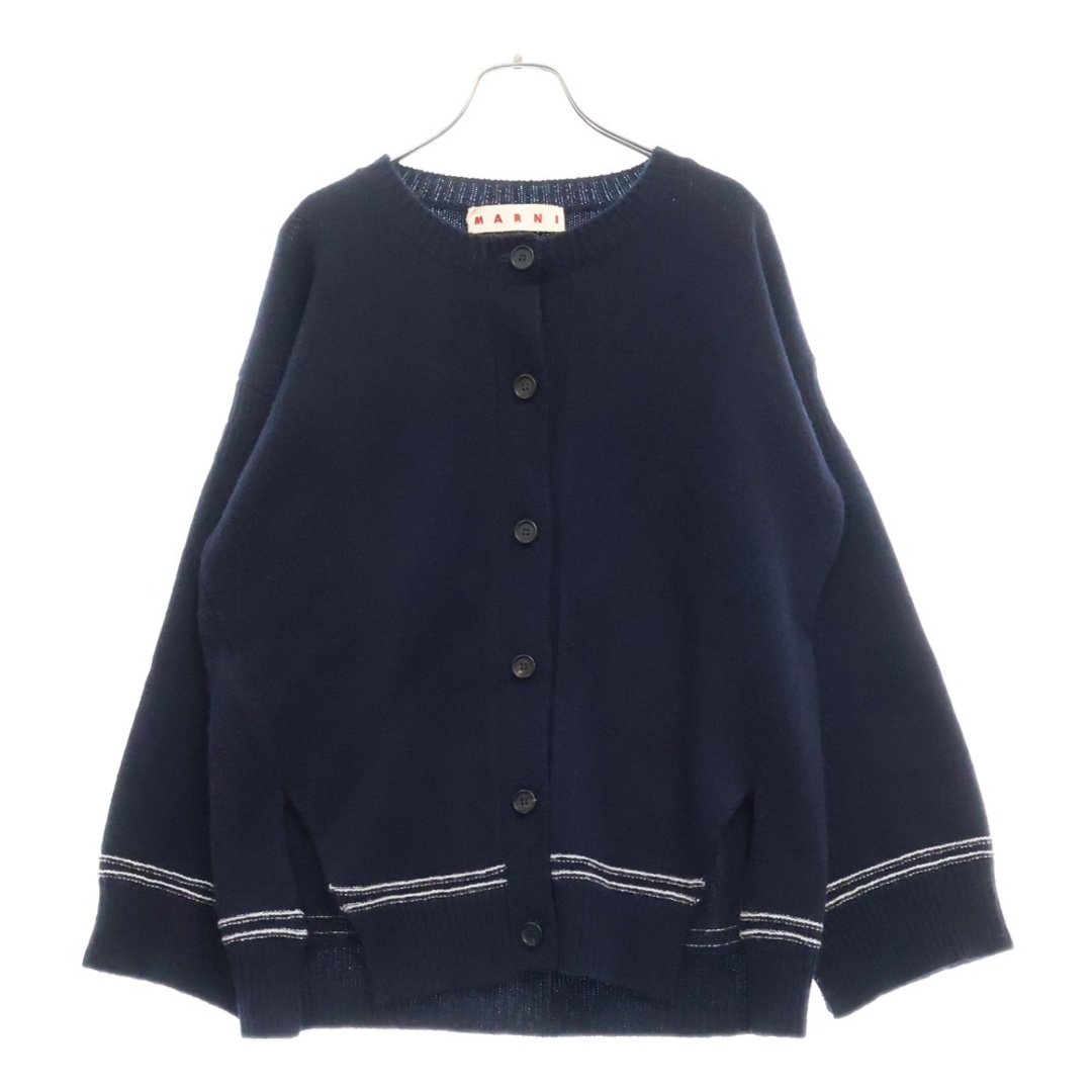 MARNI - MARNI マルニ LOGO VIRGIN WOOL CARDIGAN バックロゴ MARNI - MARNI マルニ LOGO VIRGIN WOOL CARDIGAN バックロゴ