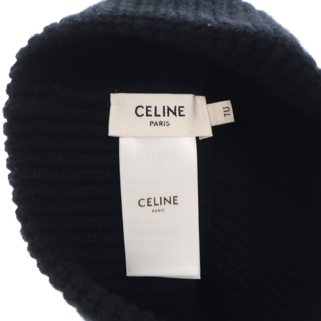 CELINE - CELINE セリーヌ 22SS LUCKY LOVER ロゴ刺繍 ニット帽 CELINE - CELINE セリーヌ 22SS LUCKY LOVER ロゴ刺繍 ニット帽