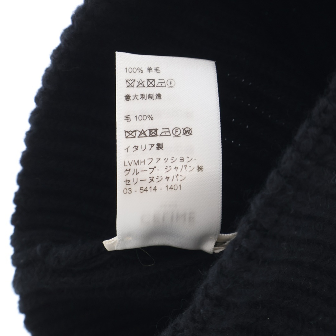 CELINE - CELINE セリーヌ 22SS LUCKY LOVER ロゴ刺繍 ニット帽 CELINE - CELINE セリーヌ 22SS LUCKY LOVER ロゴ刺繍 ニット帽