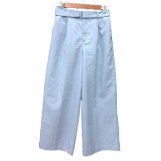 テチチ(Techichi)のTe chichi ワイドパンツ スラックス ベルト F 水色 ライトブルー(その他)