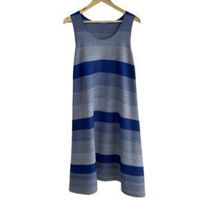 PLEATS PLEASE ISSEY MIYAKE(ワンピース ・ ブルー・ネイビー PLEATS PLEASE ISSEY MIYAKE(ワンピース ・ ブルー・ネイビー