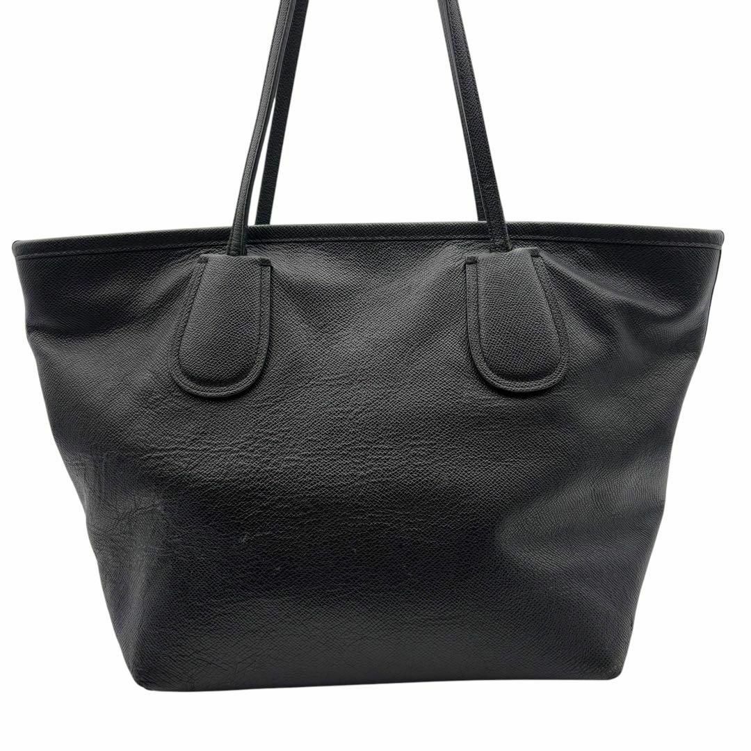 COACH - コーチ トートバッグ レザー 黒 ブラック 馬車ロゴ COACH - コーチ トートバッグ レザー 黒 ブラック 馬車ロゴ
