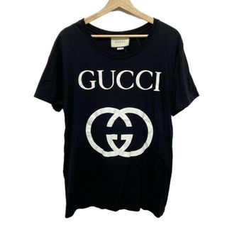 GUCCI(Tシャツ/カットソー(半袖/袖なし) ・ ブラック/黒色系 GUCCI(Tシャツ/カットソー(半袖/袖なし) ・ ブラック/黒色系