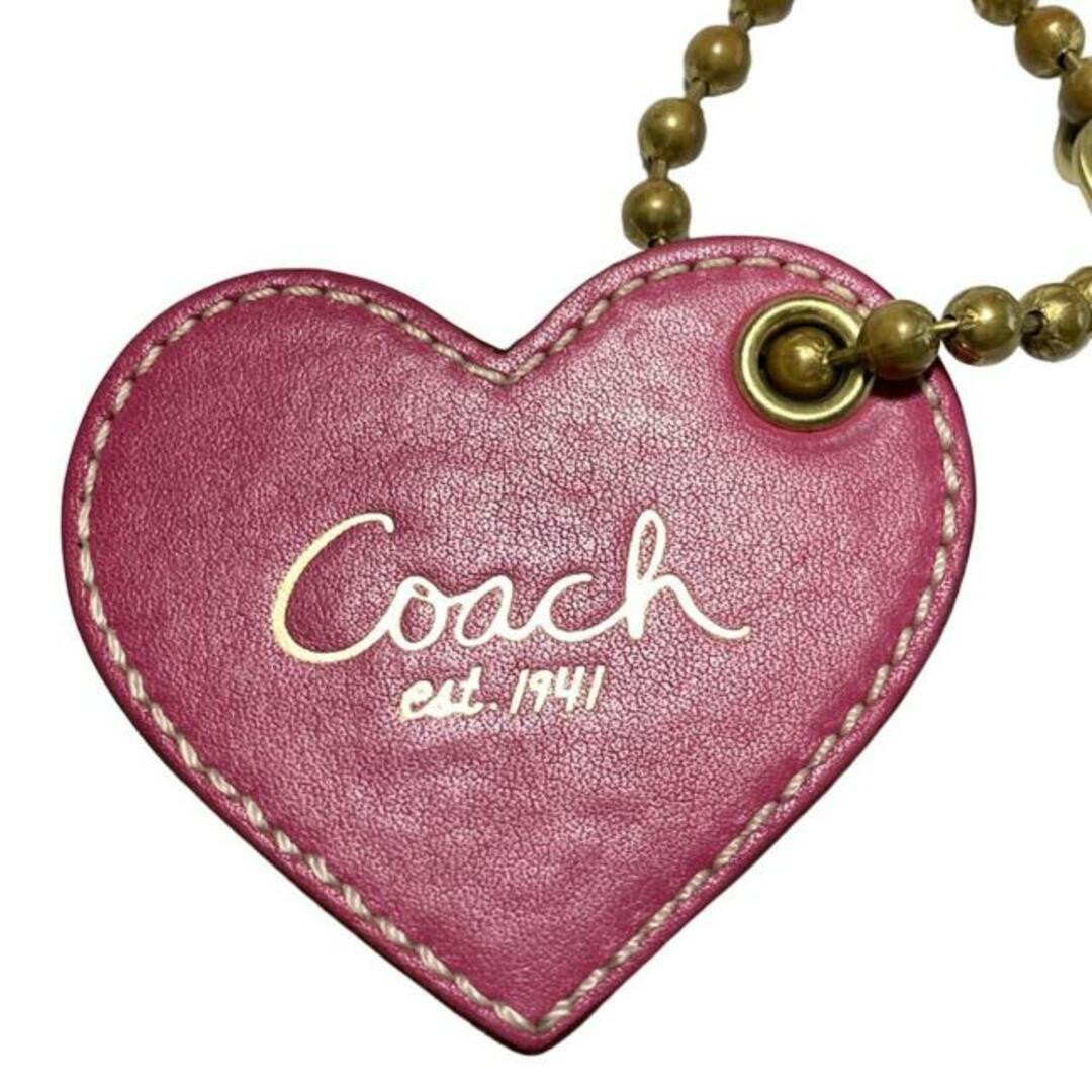 COACH - COACH(コーチ) キーホルダー(チャーム) - ボルドー COACH - COACH(コーチ) キーホルダー(チャーム) - ボルドー