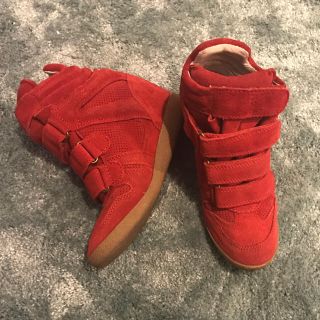 スティーブマデン(Steve Madden)のSteve Madden RED SIZE M (スニーカー)