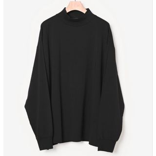 COMOLI - COMOLI25SS コットンジャージー長袖Tシャツ ブラック COMOLI - COMOLI25SS コットンジャージー長袖Tシャツ ブラック