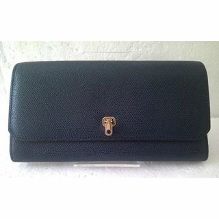 ヴァレクストラ(Valextra)の★Valextra ヴァレクストラ シティパース ネイビー 長財布★(財布)