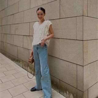 HERMES - 未使用HERMESニットキルティングジャケットジレ HERMES - 未使用HERMESニットキルティングジャケットジレ