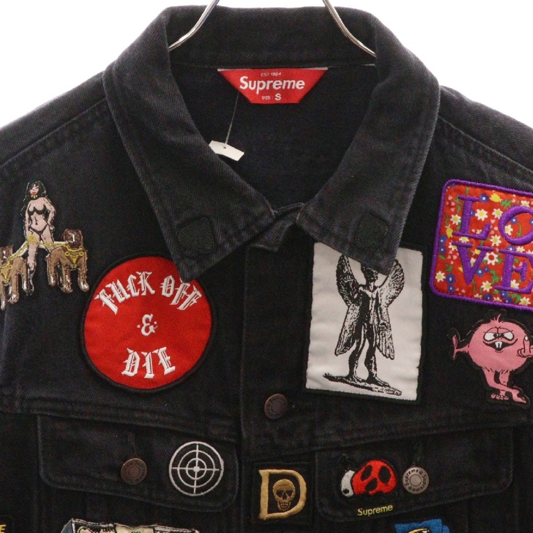 Supreme - SUPREME シュプリーム 18SS Patches Denim Trucker Supreme - SUPREME シュプリーム 18SS Patches Denim Trucker