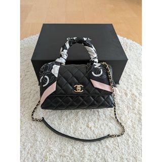 CHANEL - CHANEL シャネル クロスステッチ 2way ラムスキン CHANEL - CHANEL シャネル クロスステッチ 2way ラムスキン