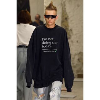 VETEMENTS - VETEMENTS 17AW 刺繍ロゴ ベースボールロゴ VETEMENTS - VETEMENTS 17AW 刺繍ロゴ ベースボールロゴ
