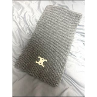 CELINE - セリーヌ CELINE マフラー ウール イエローゴールド CELINE - セリーヌ CELINE マフラー ウール イエローゴールド