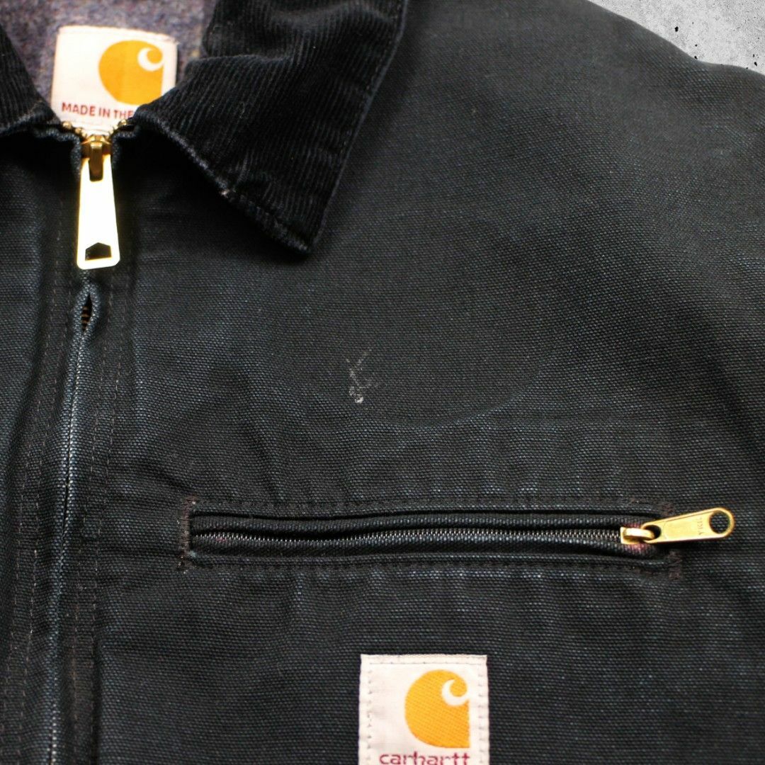 carhartt - 古着 USA製 CARHARTT J001 DETROIT JACKET BLK carhartt - 古着 USA製 CARHARTT J001 DETROIT JACKET BLK
