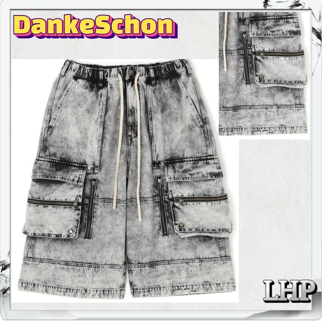 DANKE SCHON - 正規品 LHP ダンケシェーン デニムカーゴショーツ DANKE SCHON - 正規品 LHP ダンケシェーン デニムカーゴショーツ