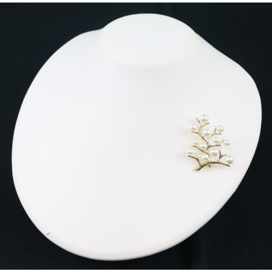 MIKIMOTO - ミキモト ブローチ パール 真珠 4.8-6.8mm 幸福の木 MIKIMOTO - ミキモト ブローチ パール 真珠 4.8-6.8mm 幸福の木