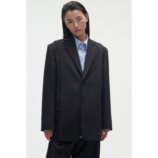 ZARA - ZARA/コンビブレザーフード XS 【新品•未使用】新作!の ZARA - ZARA/コンビブレザーフード XS 【新品•未使用】新作!の