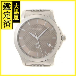 GUCCI - 新品未使用 グッチ グリップ クォーツ 電池式 SS GUCCI - 新品未使用 グッチ グリップ クォーツ 電池式 SS