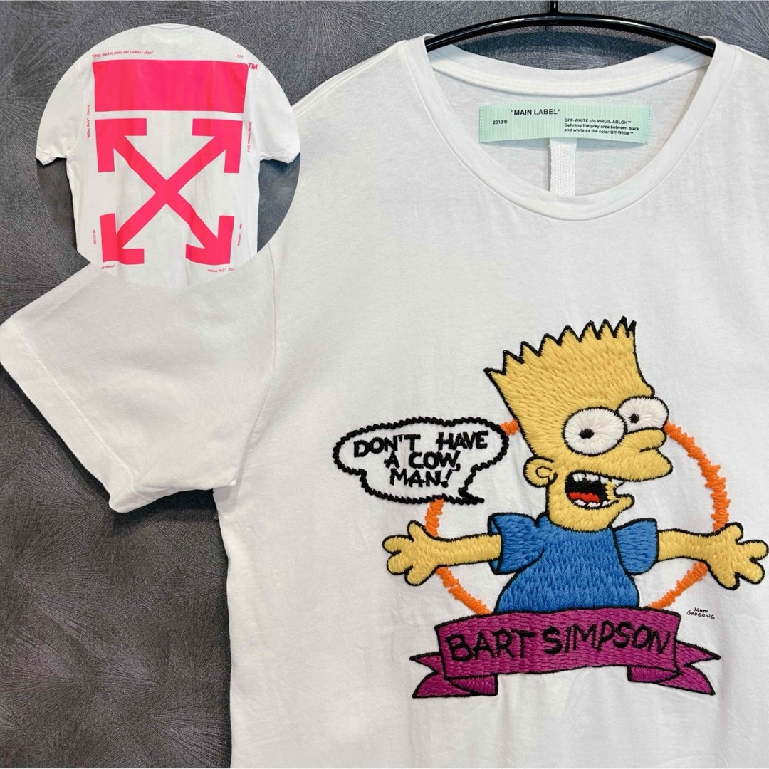 Off-White - コラボ OFF-WHITE オフホワイト シンプソンズ T Off-White - コラボ OFF-WHITE オフホワイト シンプソンズ T