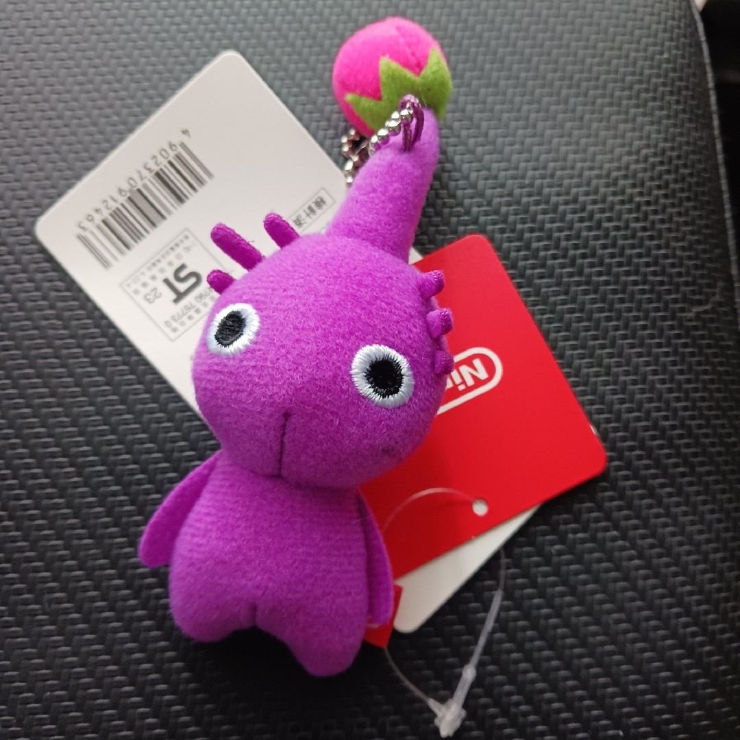 紫ピクミン マスコット 紫 Nintendo 新品未使用 エンタメ/ホビーのおもちゃ/ぬいぐるみ(ぬいぐるみ)の商品写真