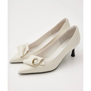 STACCATO - 未使用 レーシースカラップセパレートパンプス STACCATO - 未使用 レーシースカラップセパレートパンプス