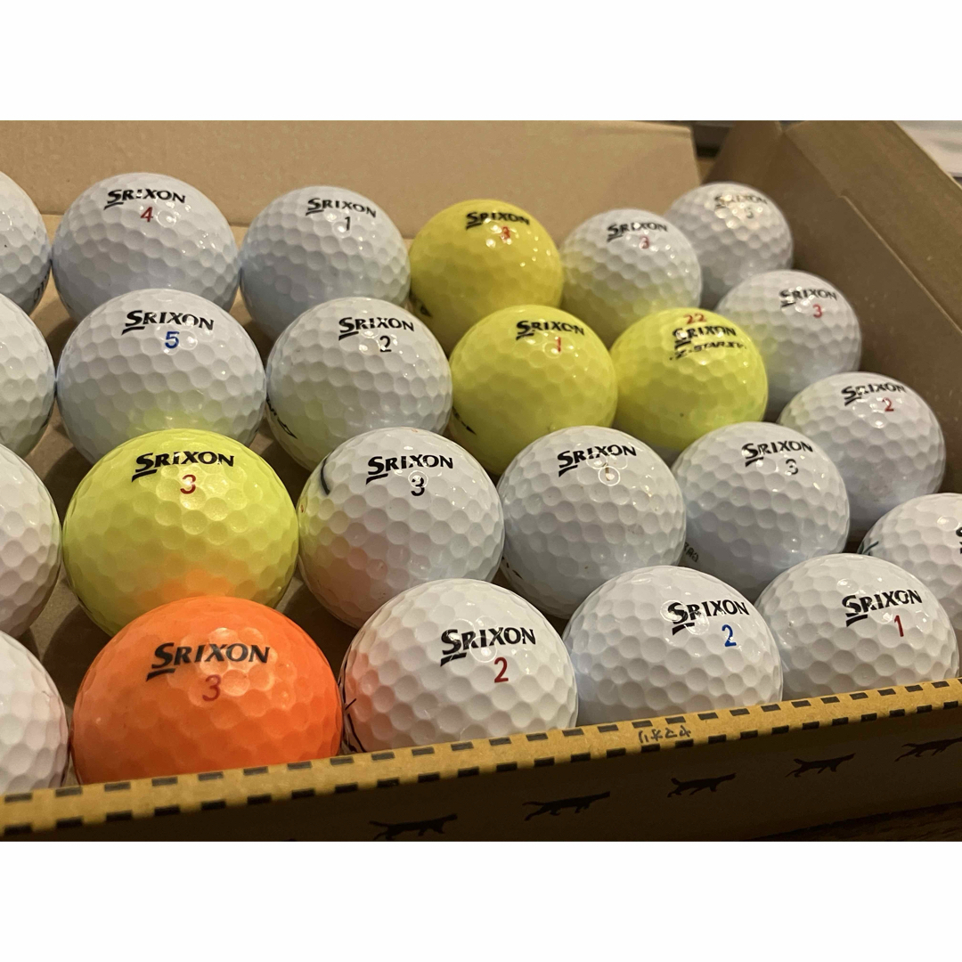 Srixon - SRIXON スリクソン カラーボール ゴルフボール ロスト Srixon - SRIXON スリクソン カラーボール ゴルフボール ロスト