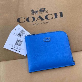 COACH - COACH コーチ ダブルジップ コインケース ブラック 黒 COACH - COACH コーチ ダブルジップ コインケース ブラック 黒