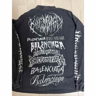 BALENCIAGA - バレンシアガ 24SS 699191 TPVO2 メタルロゴ長袖 BALENCIAGA - バレンシアガ 24SS 699191 TPVO2 メタルロゴ長袖