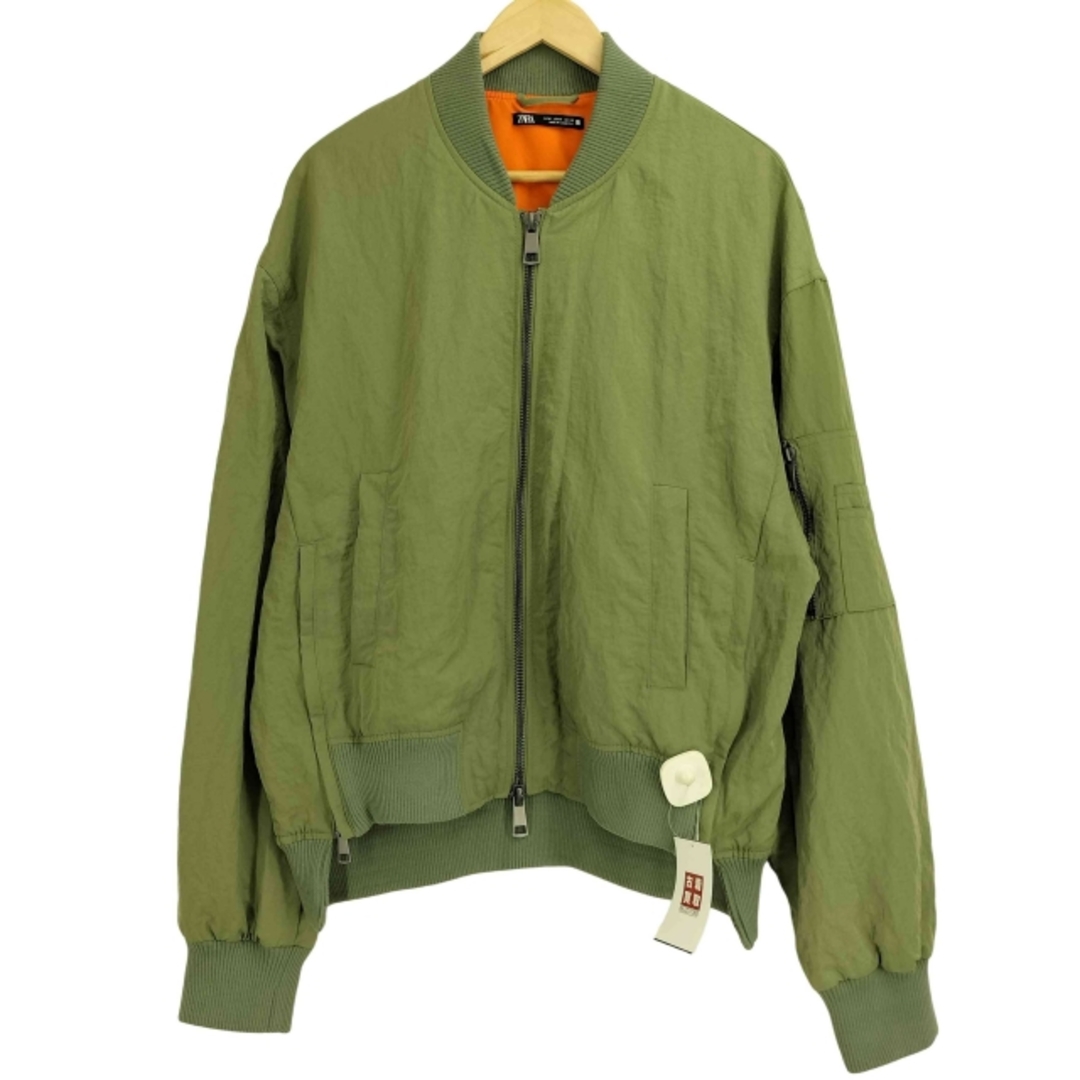 ZARA - ZARA(ザラ) サイドジップ MA-1 ブルゾンジャケット ZARA - ZARA(ザラ) サイドジップ MA-1 ブルゾンジャケット