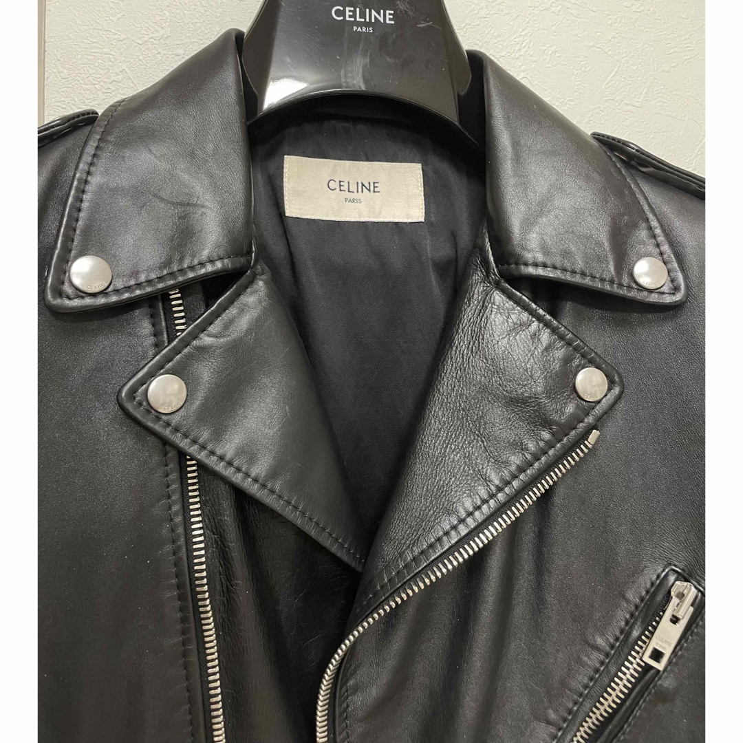 CELINE - 19SS Celine クラシックバイカーレザージャケット CELINE - 19SS Celine クラシックバイカーレザージャケット