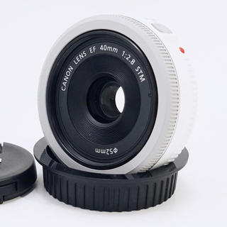 キヤノン(Canon)の❤️単焦点レンズに挑戦❤️Canon キャノン EF 40mm STM ホワイト(レンズ(単焦点))