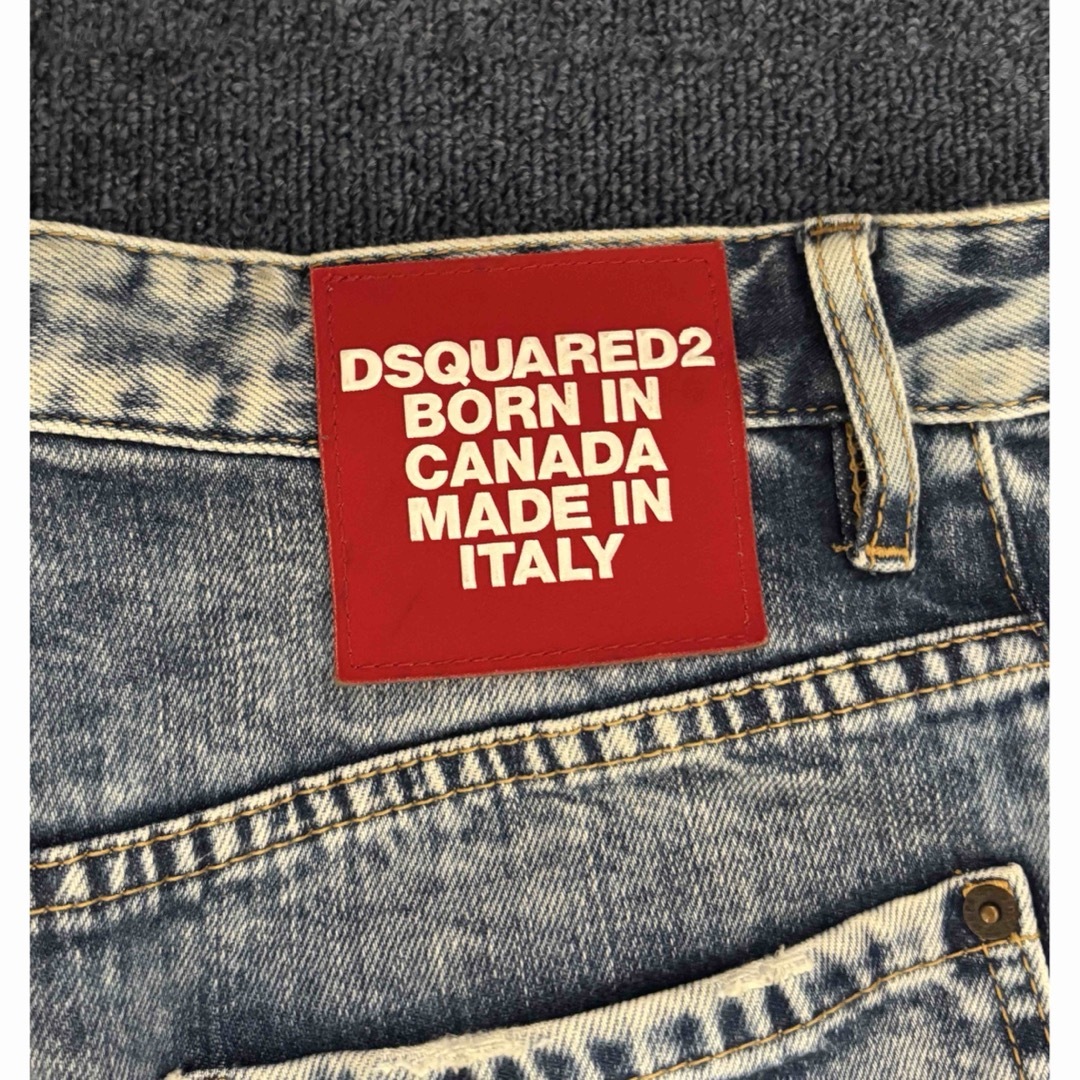 DSQUARED2 - DSQUARED2 ケミカルウォッシュデニム スリム DSQUARED2 - DSQUARED2 ケミカルウォッシュデニム スリム
