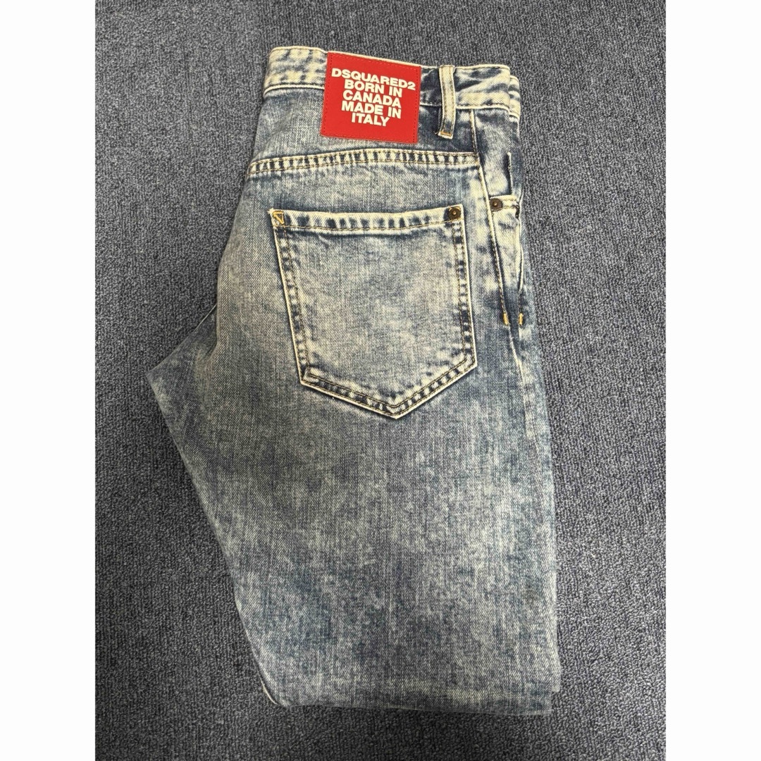 DSQUARED2 - DSQUARED2 ケミカルウォッシュデニム スリム DSQUARED2 - DSQUARED2 ケミカルウォッシュデニム スリム